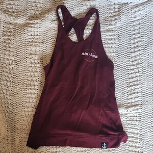 FlagNorFail Keyhole Tank XS Burgundy
